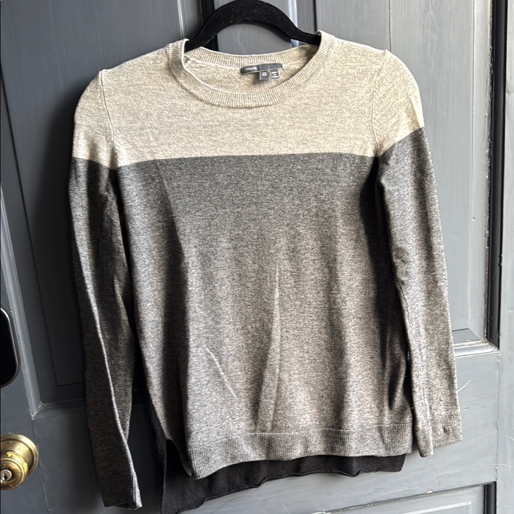 BP Gray Colorblock Sweater